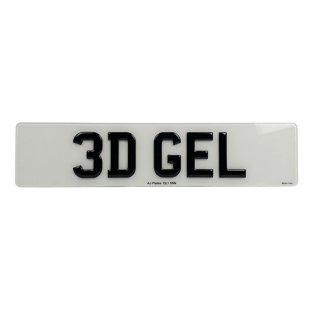 3D Gel Number Plate